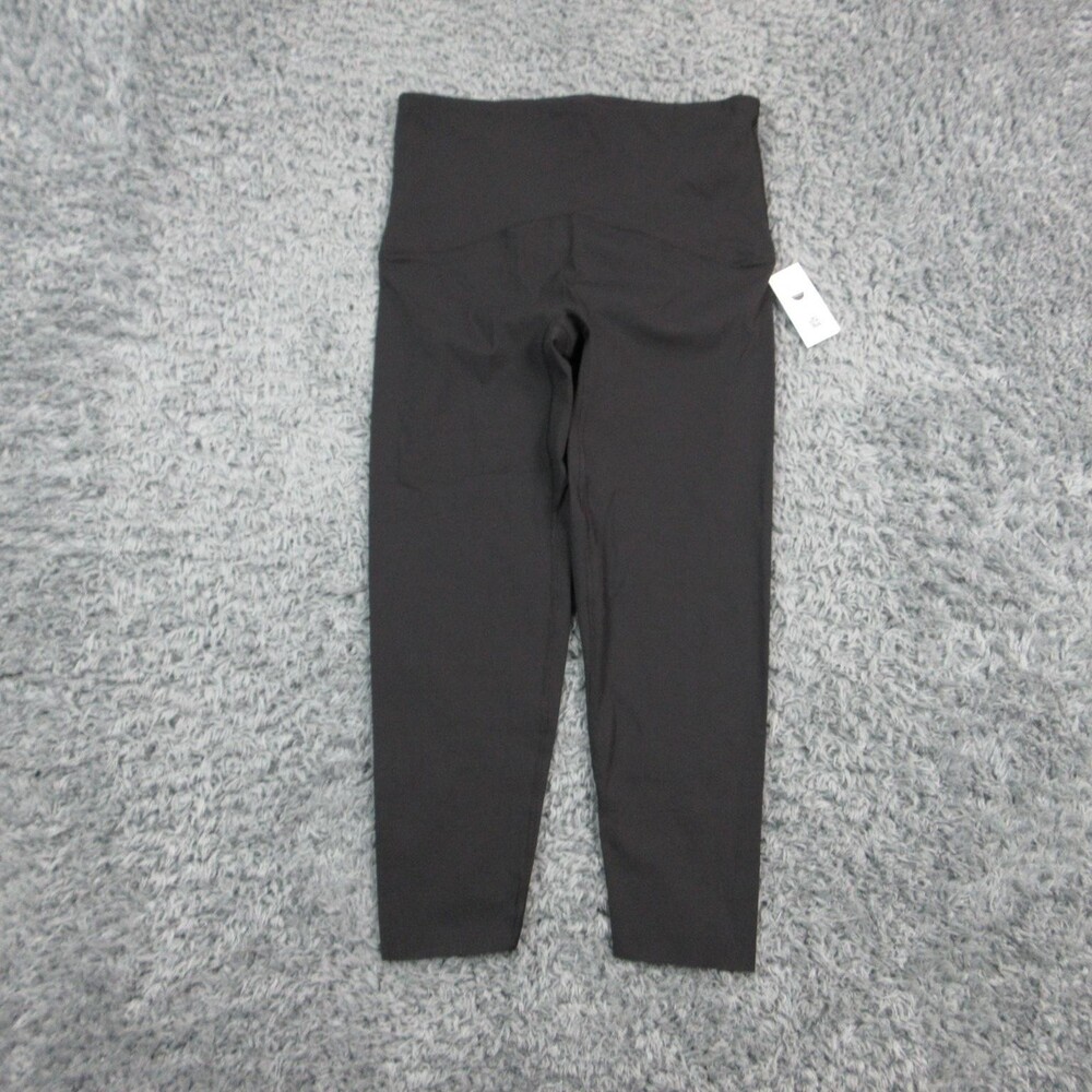 SPANX Leggings Womens XL Black Cropped High Waist Shaping Pocket 30x23.5* NWT